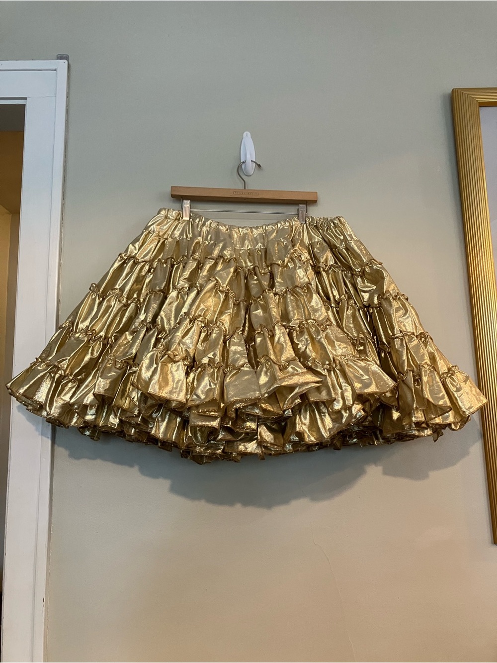 Vintage Carol's Gold Square Dancing Skirt